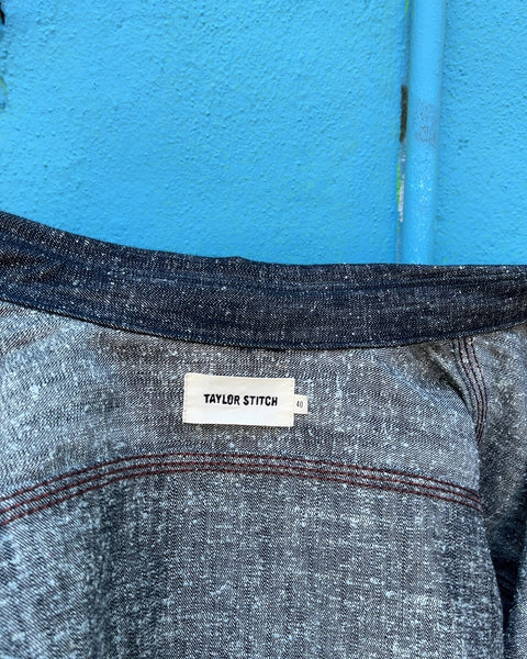 Sexy Taylor Stitch Heavy Slub Denim Utility Shirt, Size 40