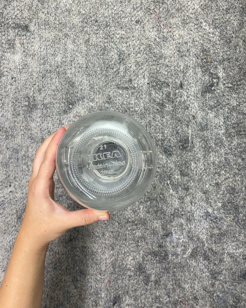 Large IKEA Glass Jar with Clamp Lid
