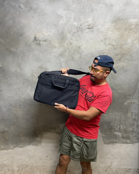 Gabol Black Laptop Bag, 14x17"