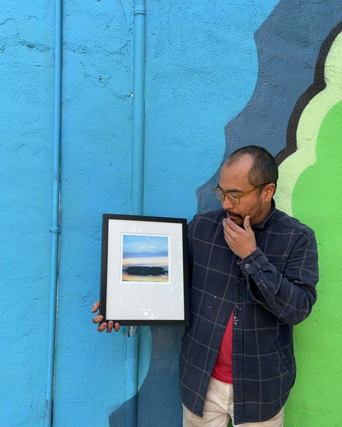 Sexy Framed Landscape Art Print, 12x15"