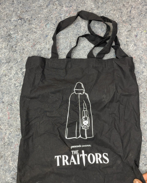 Peacock Original The Traitors Black Tote Bag