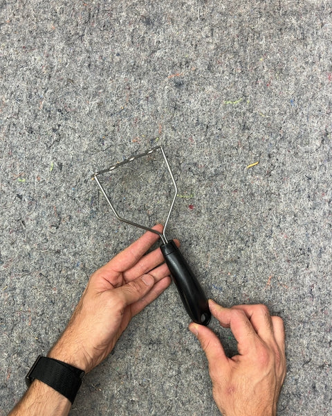 Black Handle Potato Masher