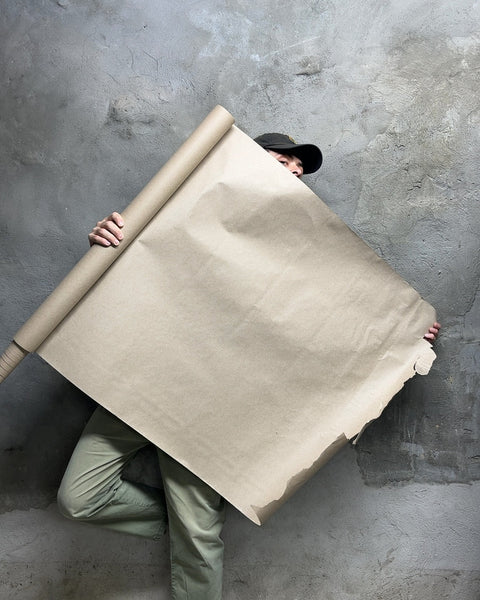 Bigass Roll of Kraft Paper, W35"