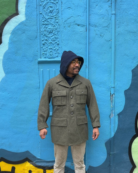 Vintage Swedish Army M39 Wool Field Jacket, Size M