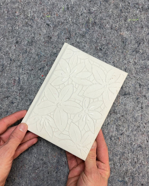 Pretty Floral Embossed Drawing Journal