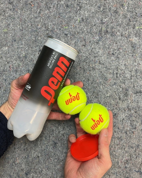 Two Penn Championship Tennis Balls