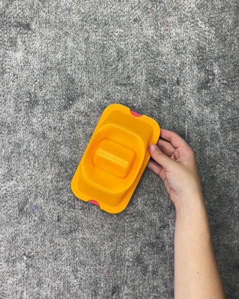 Yellow and Red Silicone Sandwich Container