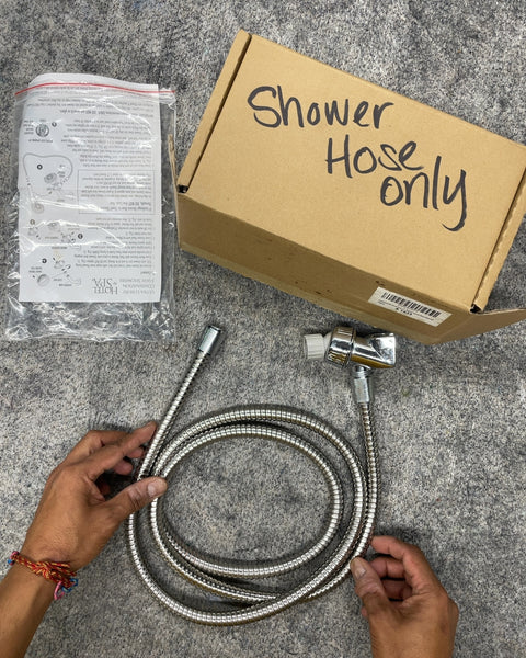 Hotel Spa Stainless Steel Shower Hose Replacement with Diverter