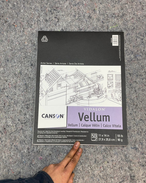Canson Vidalon Vellum Pad, 11 x 14 in
