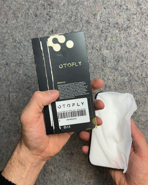 OTOFY Black Phone Case For iPhone 16 Pro