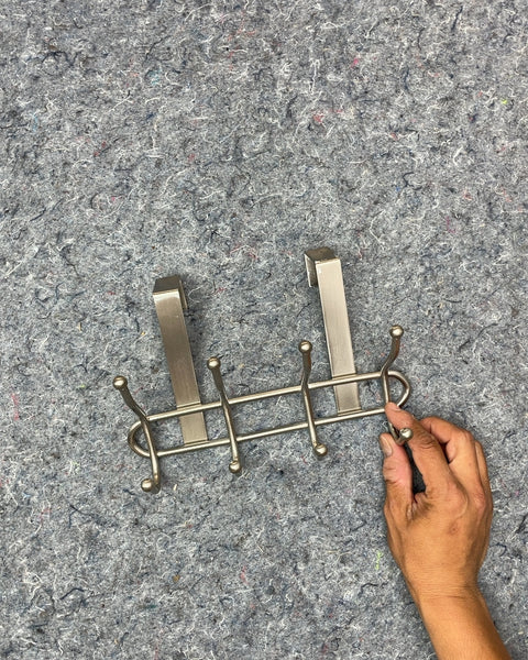 Over The Door Hook Rack, 6"