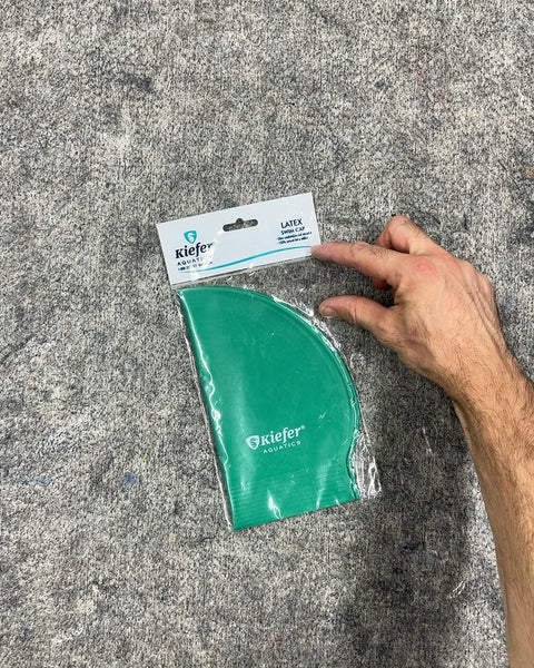 Kiefer Aquatics Latex Swim Cap, One Size Adult