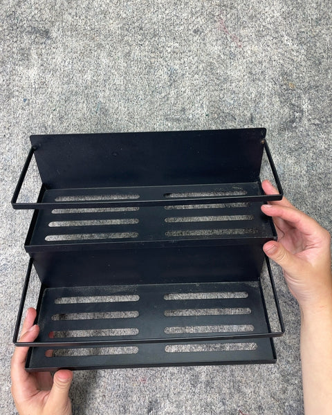 Two More Black Metal Magnetic Spice Rack