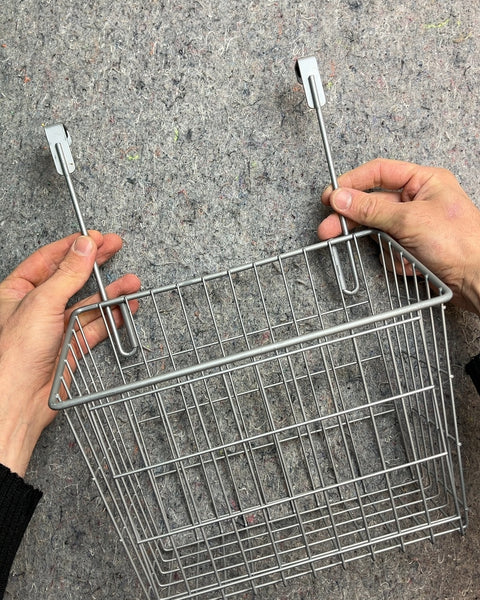 Metal Wire Hangable Basket, H8"