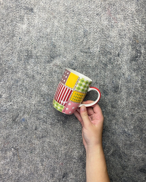 Patchwork Pattern Coffee Mug