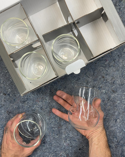 5 Twist-design Glass Tumblers