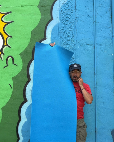 Blue Yoga Mat