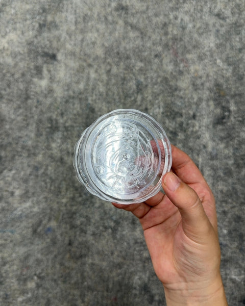 Clear Plastic Spice or Garlic Hand Grinder