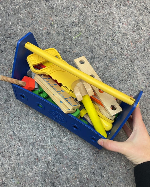 Toy Tool Set with Toolbox