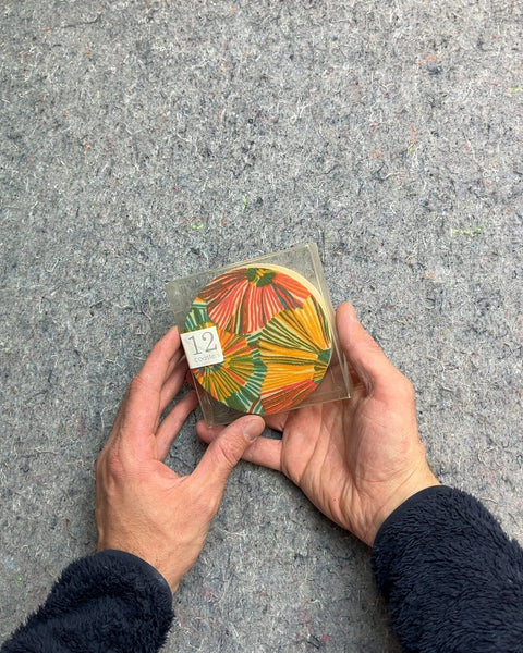 Rock Scissor Paper Round Coasters, Set of 12