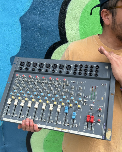 Soundcraft Spirit Folio 12/2 Mixing Console, Untested & Needs Power Cable