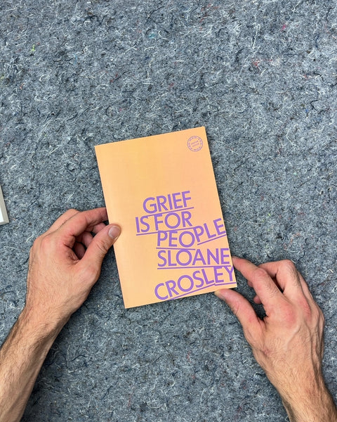 Grief Is For People by Sloane Crosley