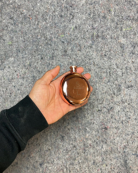 Round Copper Flask