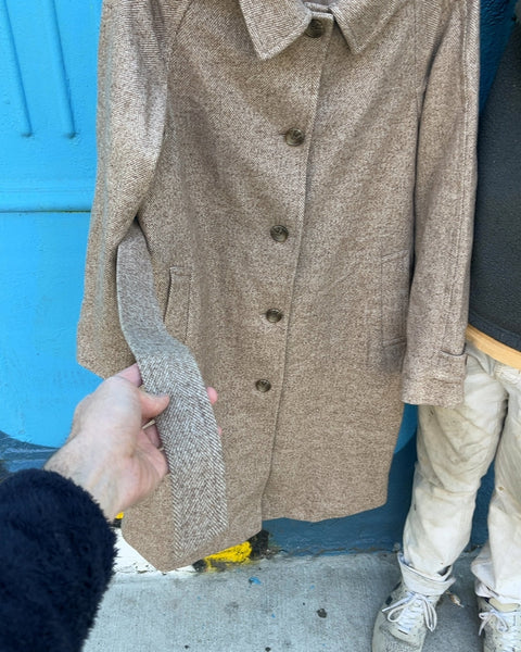 Uniqlo Women's Single Collar Tweed Coat, Size XS