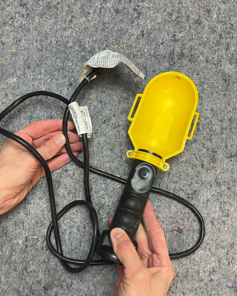 Yellow Work Light with Handle