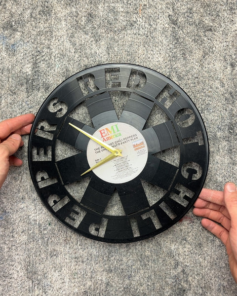 Red Hot Chili Peppers Vinyl Record Wall Clock