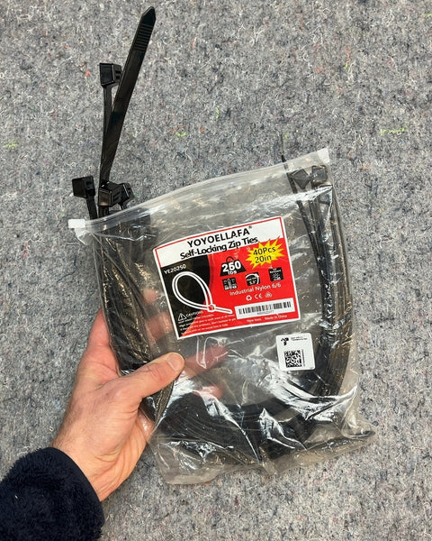 Serious YOYOELLAFA Self-Locking Zip Ties