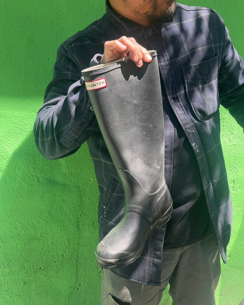 Hunter Original Gloss Tall Rain Boots, Size US 6W or 5M or EU 37