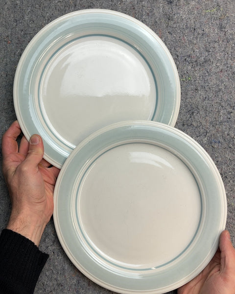 "Blue Mist" Stoneware Dinner Plates by Daniele Impressions