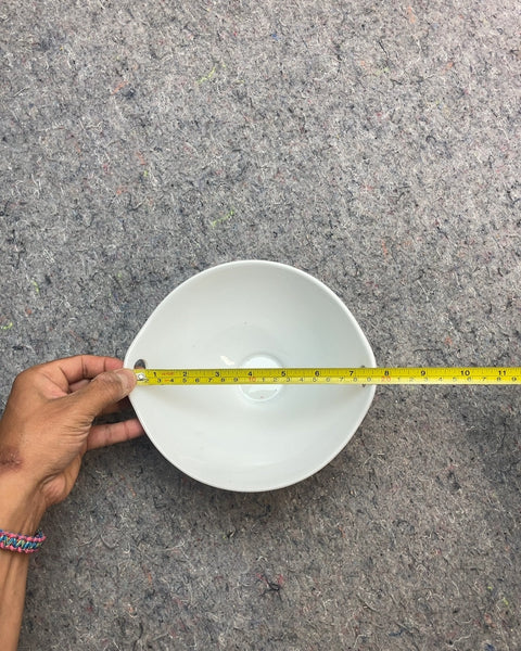 Pier 1 Imports White Porcelain Noodle Bowl