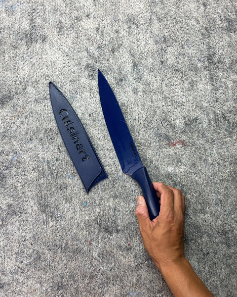 Cuisinart Blue Chef Knife with Sheath