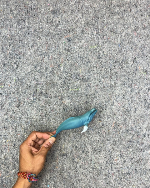 Blue Whale Toy Figure