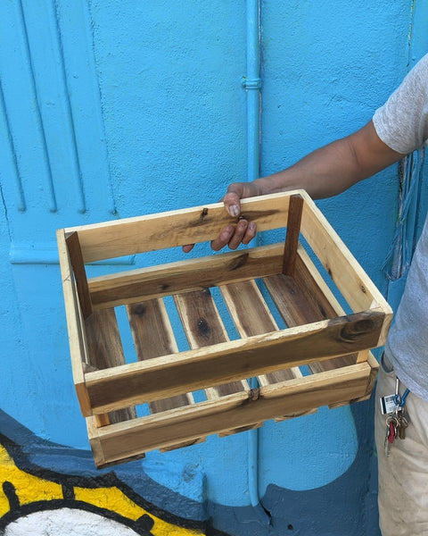 Wooden Storage Crate, 12x15"