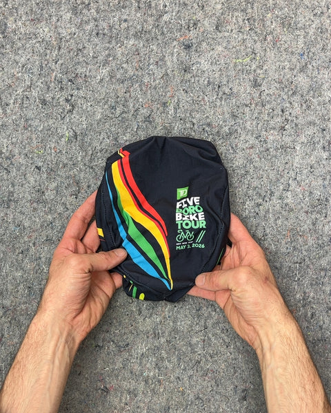 Helmet Cover For The Five Boro Bicycling Tour