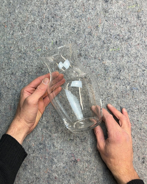 Clear Glass Vase