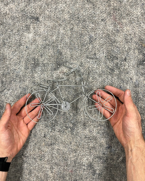 Wire Bicycle Sculpture