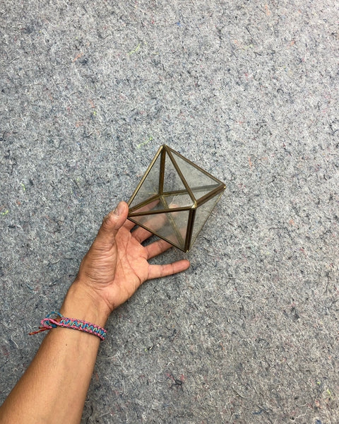 Geometric Glass Terrarium