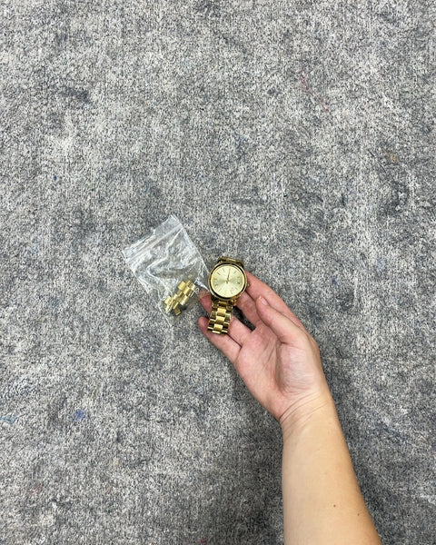 Michael Kors Gold Tone Watch, 8 in