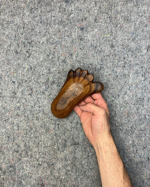 Another Wooden Foot Shaped Trinket Dish