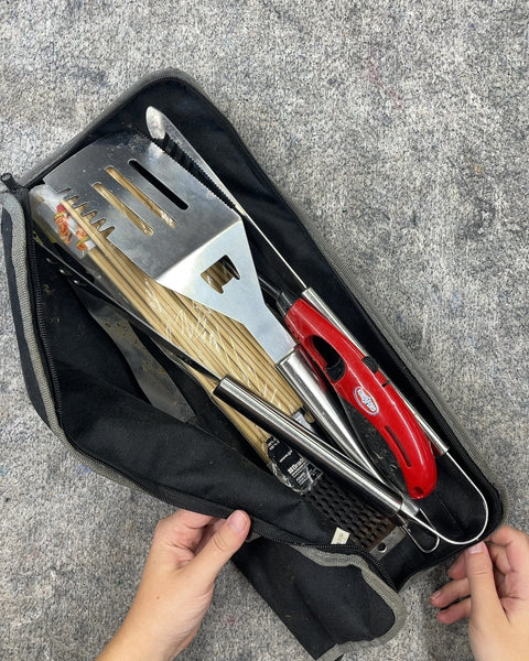 BBQ Grill Tool Set with Case
