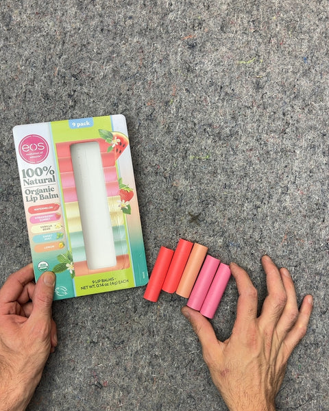 5 EOS 100% Natural Organic Lip Balm