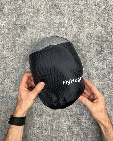 FlyHugz Ergonomic Travel Neck Pillow with Pouch