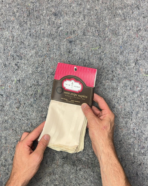 Trim A Home Satin Stripe Napkin