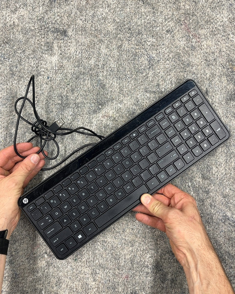 HP Slim USB Wired Keyboard