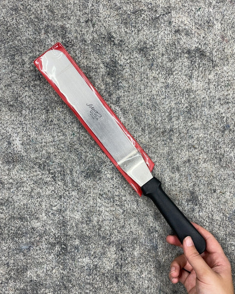 Metal Cake Spatula with Black Handle