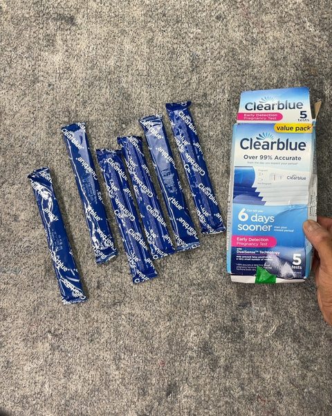 Clearblue Early Detection Pregnancy Test, 6 Count, Expired in '27